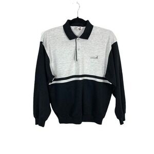 Copa Sportswear Sweater Medium Unisex‎ Black White Retro Vintage
